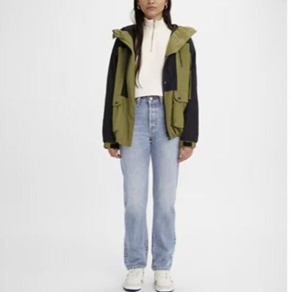 Levi's Jeans Original Fit Straight Leg Light Wash Blue Casual Women's 27 Short - Picture 2 of 8